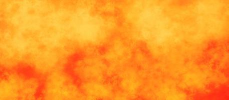 red and orange background, abstract watercolor background with space. colorful sunrise or sunset colors in cloudy shapes. beautiful hues of yellow gold and pink in hand painted watercolor background photo