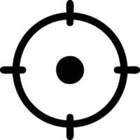 Target focus icon symbol design image, illustration of the success goal icon concept. EPS 10 vector