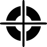 Target focus icon symbol design image, illustration of the success goal icon concept. EPS 10 vector