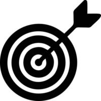 Target focus icon symbol design image, illustration of the success goal icon concept. EPS 10 vector