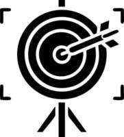 Target focus icon symbol design image, illustration of the success goal icon concept. EPS 10 vector