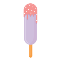 Ice Cream Illustration Flat Style png