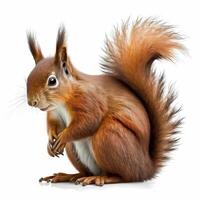 squirel illustration AI Generated photo