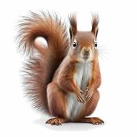 squirel illustration AI Generated photo