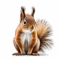 squirel illustration AI Generated photo