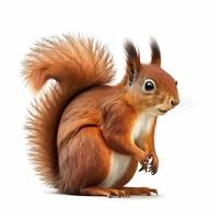 squirel illustration AI Generated photo