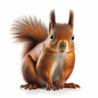 squirel illustration AI Generated photo