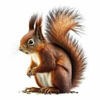 squirel illustration AI Generated photo