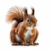 squirel illustration AI Generated photo