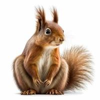 squirel illustration AI Generated photo