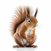 squirel illustration AI Generated photo