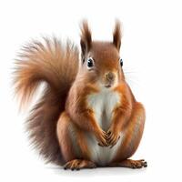 squirel illustration AI Generated photo