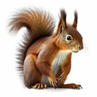 squirel illustration AI Generated photo