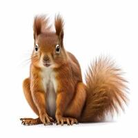 squirel illustration AI Generated photo