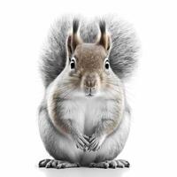 squirel illustration AI Generated photo