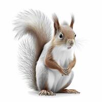 squirel illustration AI Generated photo