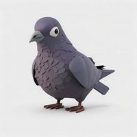 pigeon illustration AI Generated photo