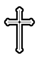 gótico cristiano cruzar icono símbolo png