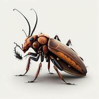 long horn beetle illustration photo