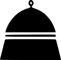 black bell icon vector