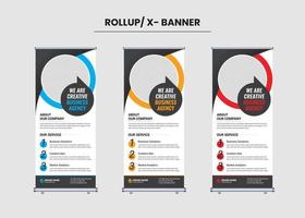 Corporate Business Rollup Banner vector