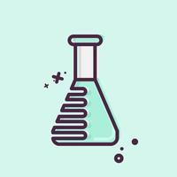 Icon Lab Tested. related to CBD Oil symbol. simple design editable. simple illustration vector