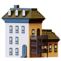 3d lowpoly huis png