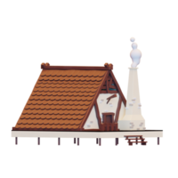 3D LOWPOLY HOUSE png