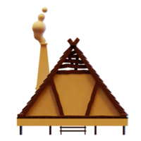 3d lowpoly maison png