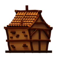lowpoly 3d hus png
