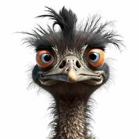 emu illustration aesthetic photo