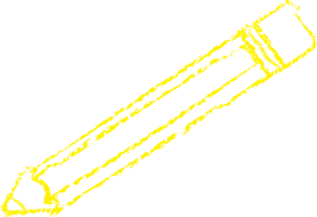 gul penna krita linje konst png