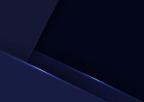 Modern style frame presentation dark blue line background vector
