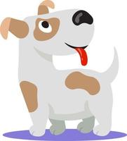 r drawing. A funny puppy. Site unavailable. Website loading error vector