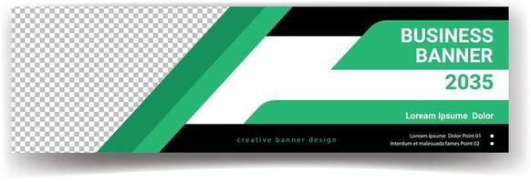 business  cover page or web ads banner design template Free Vector