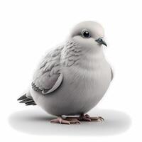 dove illustration AI Generated photo