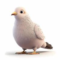 dove illustration AI Generated photo