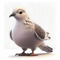 dove illustration AI Generated photo