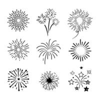 Sketch star burst line. Starburst explosion. Vector sun rays frame. Hand drawn boom.