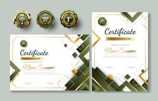 University Certificate Template vector