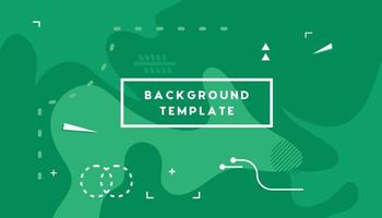 Abstract Memphis style background Vector