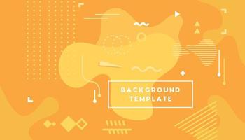 Abstract Memphis style background Vector