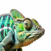 chameleon  illustration AI Generated photo