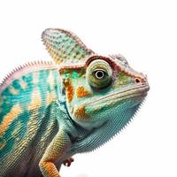 chameleon  illustration AI Generated photo