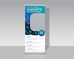 Business or Corporate Roll Up Banner vector