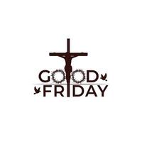 Good Friday peace of holy week social media post vector