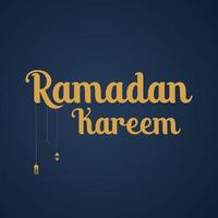 WebRamadan English Text Typography and Calligraphy in Vector. Ramadan Theme, Greeting Card, vector