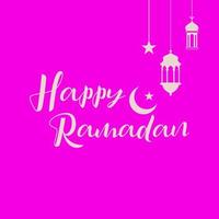 WebRamadan English Text Typography and Calligraphy in Vector. Ramadan Theme, Greeting Card, vector