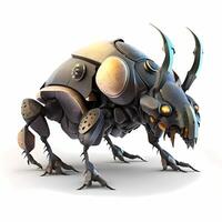 rhino beetle illustration photo