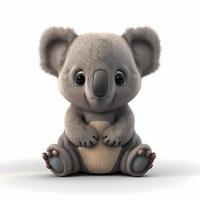 koala illustration AI Generated photo